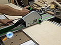 ���������� ��������� ������ ��� ������ ����� Festool MFT 3 � ��������� ���� Festool TS 55 EBQ