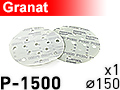 Шлифовальный круг на пленке GRANAT D150 P1500 - 1шт