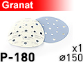 Шлифовальный абразивный круг GRANAT D150 P180 - 1шт
